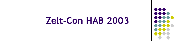 Zelt-Con HAB 2003